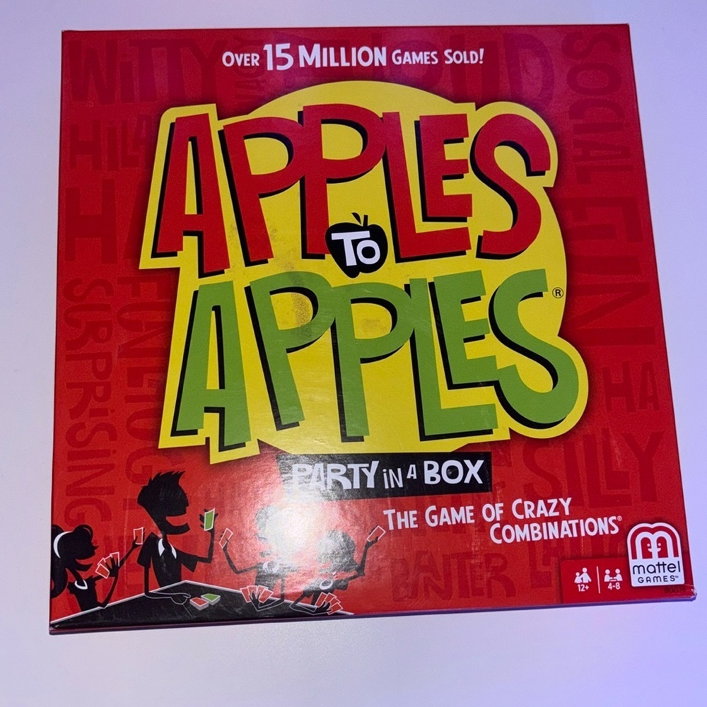 Apples to Apples party in a box home family game